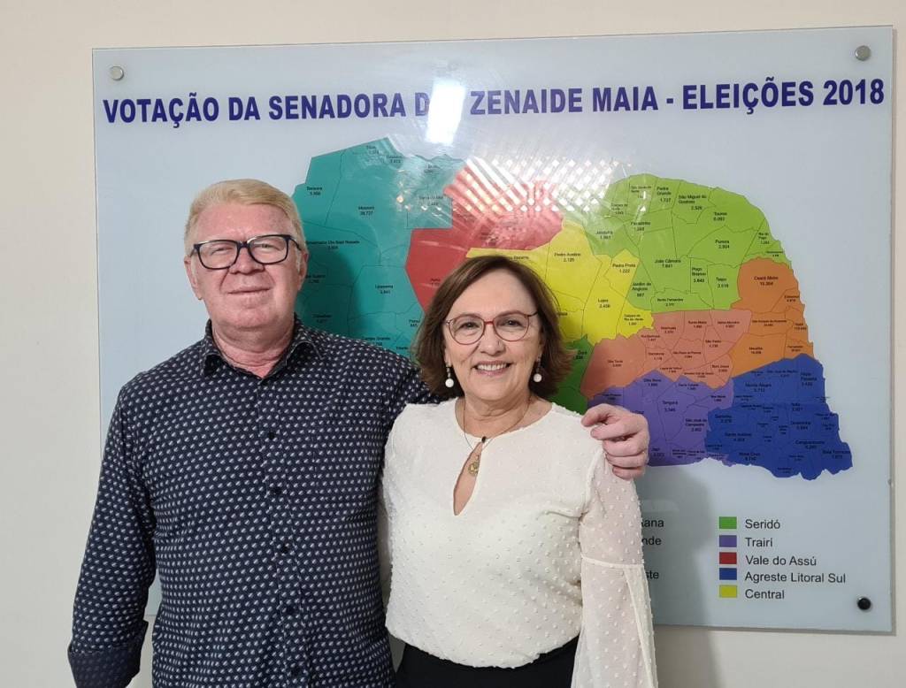 Ubaldo destaca parceria com Zenaide e confirma apoio à senadora na disputa pelo Senado em&nbsp;2026